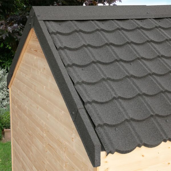 Aquapan Metal Roof Sheet - Barge Cover - 900mm - Grey - Image 2