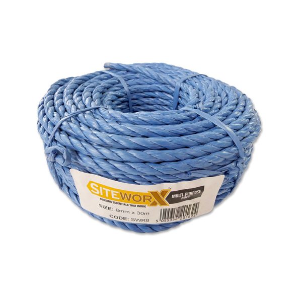 SITEWORX Multi-Purpose Rope - 8mm x 30m