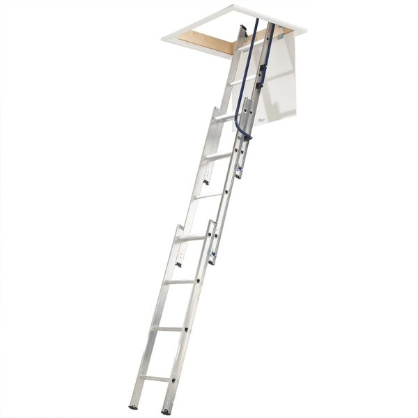 Werner Easy Stow Aluminium 3 Section Loft Ladder (76013)