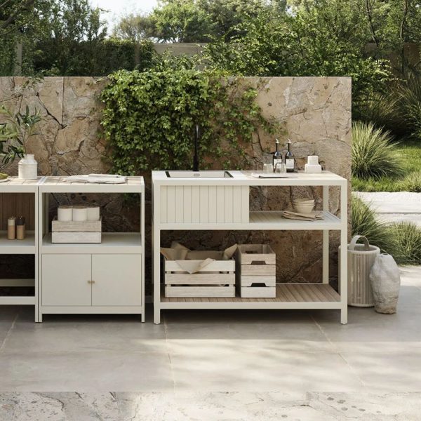 Ecoscape Outdoor Kitchen - Sink Unit - Cotton - Image 2