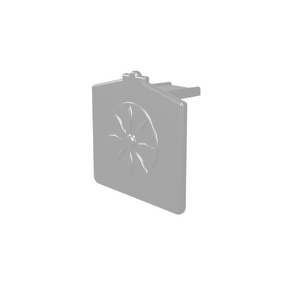 Capex 70 Aluminium Screw Down 70mm Rafter Supported Glazing Bar End Cap - Image 2