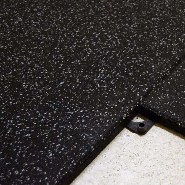 Reign Fleck Fitness Tile - Premium Rubber Gym Flooring Tile - 1000mm x 1000mm (1m2) - Image 2