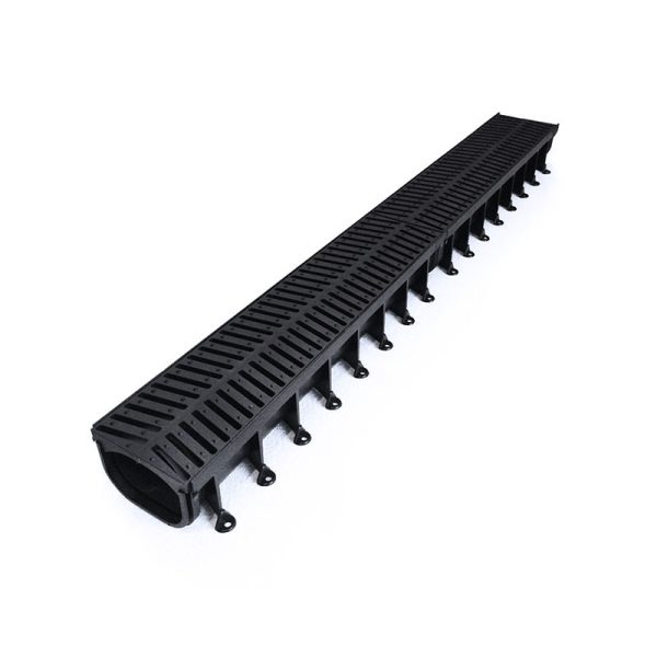 Supadrain Pro Line Channel Drain with Plastic Grate - 1000mm (D1001)