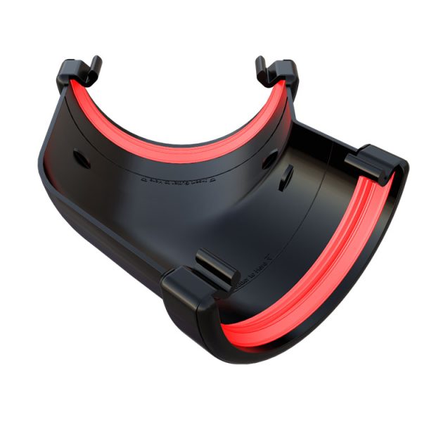 FreeFlow 112mm Half Round Gutter 135° Angle Black (FRR604BL)