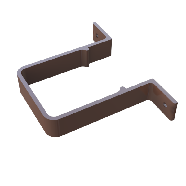 FreeFlow 65mm Square Downpipe Clip Brown (FRS526LB)